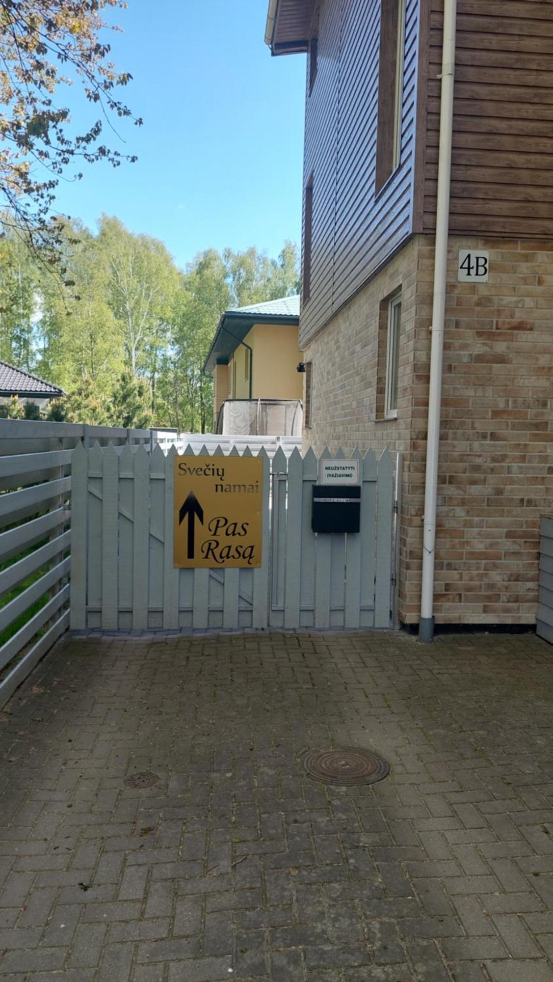 Pas Rasa Hotell Palanga Eksteriør bilde